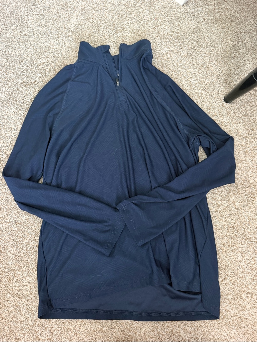 Gerry Weber Navy Quarter-Zip Turtleneck Sweater
